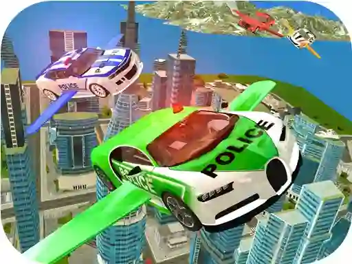Игра Flying Police Car Simulator онлајн