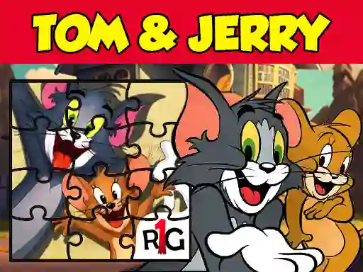 Игра Tom & Jerry Jigsaw Puzzle онлајн
