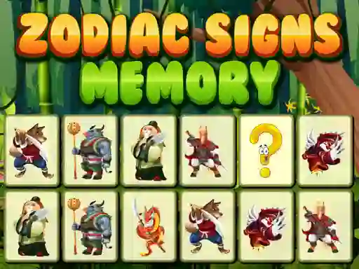 Игра Zodiac Signs Memory онлајн