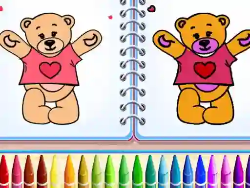 Игра Cute Teddy Bear Colors онлајн