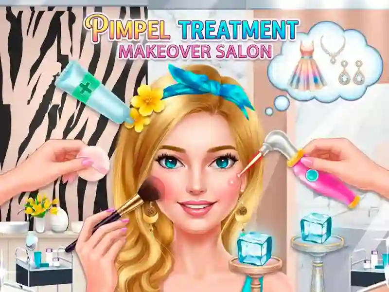Игра Pimple Treatment Makeover Salon онлајн