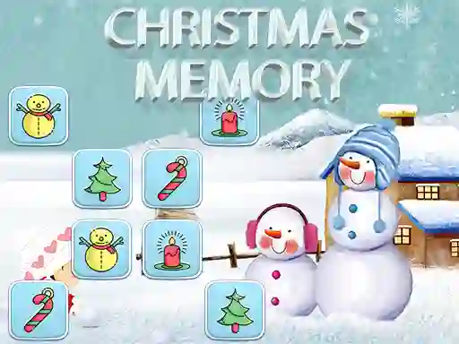 Игра Christmas Memory онлајн