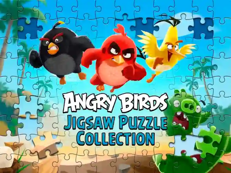 Игра Angry Birds Jigsaw Puzzle Collection онлајн