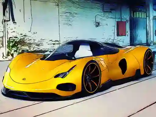 Игра Futuristic Car Models онлајн