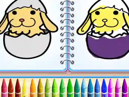 Игра Coloring Bunny Book онлајн