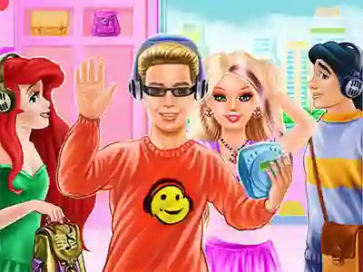 Игра Princesses High School Trends онлајн