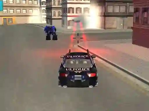 Игра US Police Robot Transform: Robot  fighting games онлајн