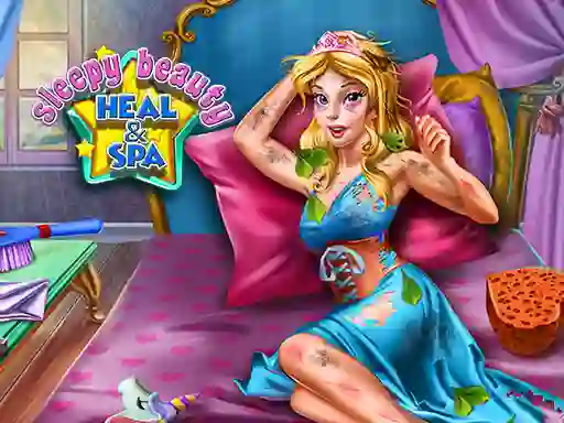 Игра Sleepy Beauty Heal and Spa онлајн