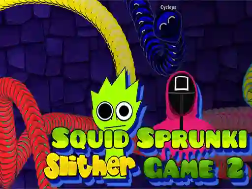 Игра Squid Sprunki Slither Game 2 онлајн