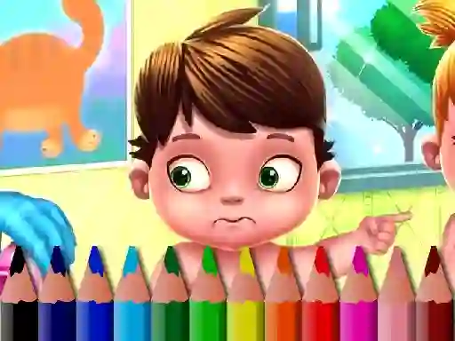 Игра Back To School: Baby Coloring Book онлајн