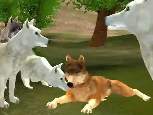 Игра Wild Wolves Hunger Attack онлајн