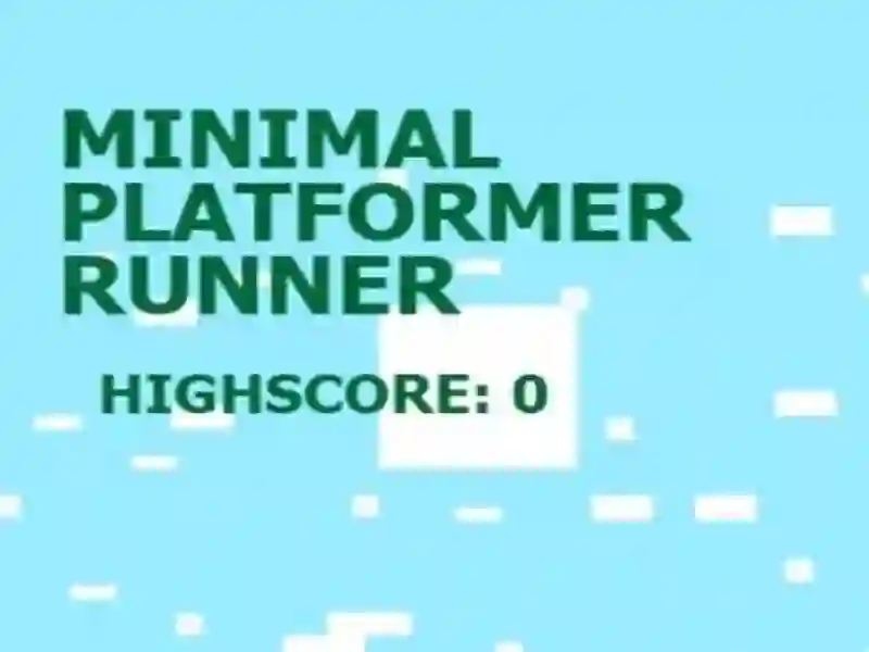Игра Minimal Platformer Runner онлајн