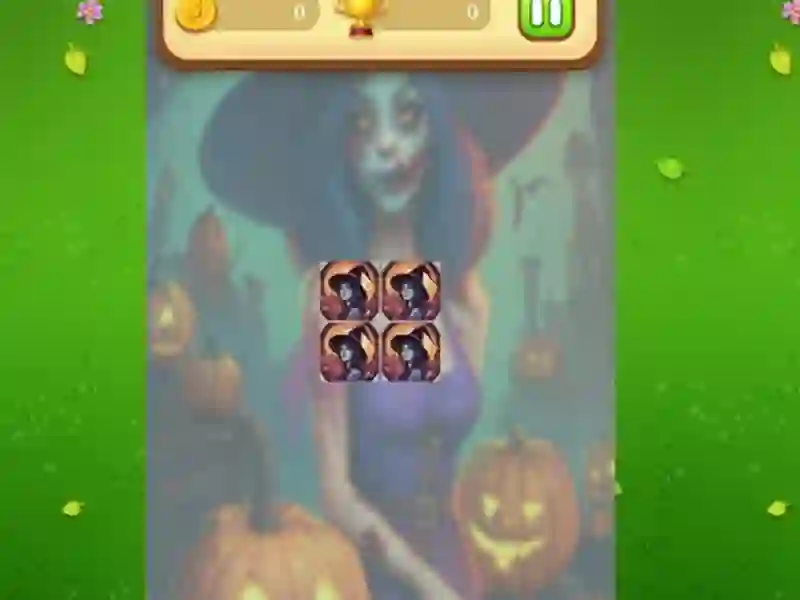 Игра Witch Memory Match онлајн