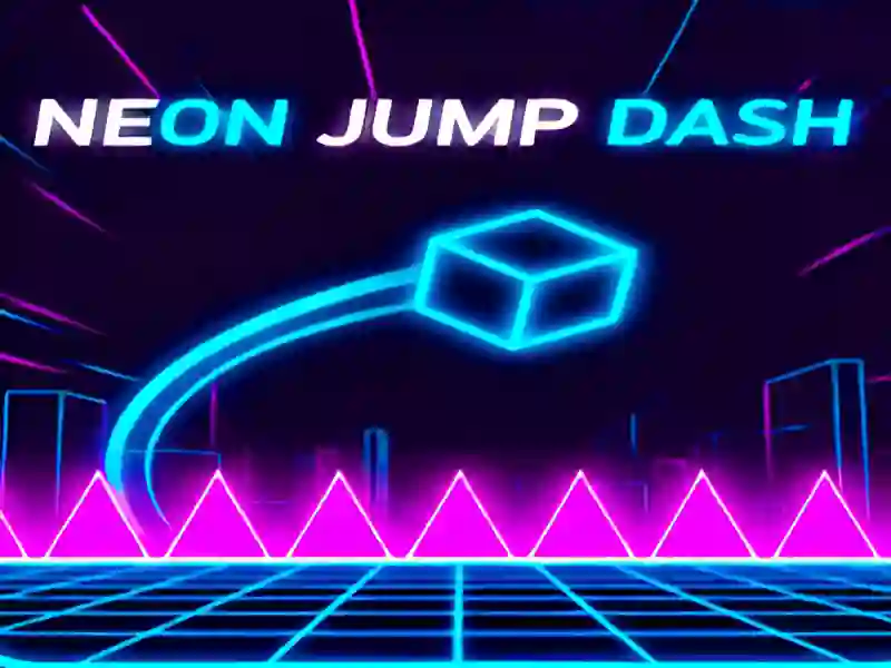 Игра Neon Jump Dash онлајн