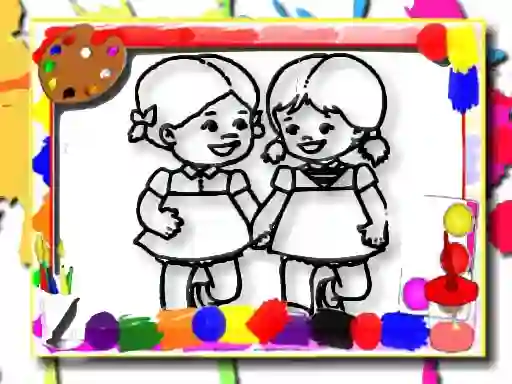 Игра Kids Coloring Time онлајн