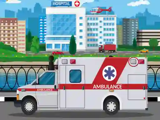 Игра Ambulance Trucks Differences онлајн