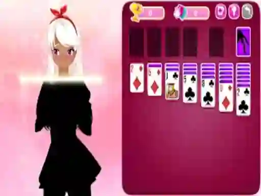Игра Solitaire Girls 2 онлајн
