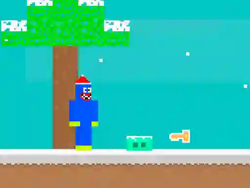 Игра Noob Huggy Winter онлајн