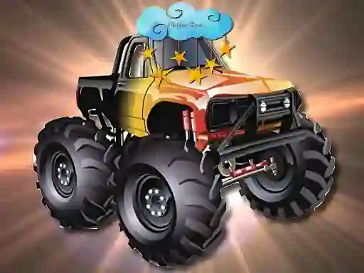 Игра Cartoon Trucks Hidden Stars онлајн