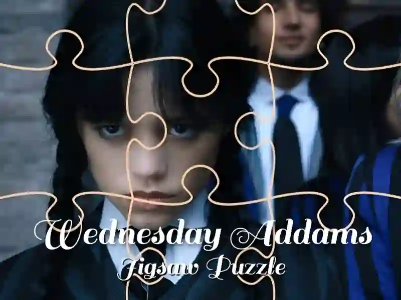 Игра Wednesday Addams Jigsaw Puzzle онлајн