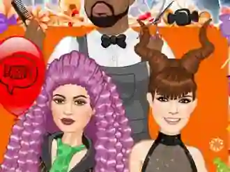 Игра Jenner Sisters Spooky Hairstyles онлајн