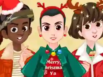 Игра Stranger things Christmas party онлајн