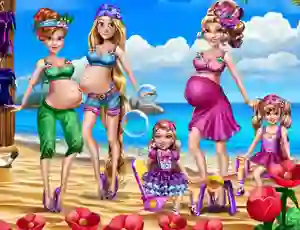 Игра Pregnant Moms Exotic Holiday онлајн