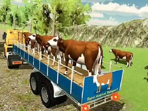 Игра Offroad Animal Truck Transport онлајн