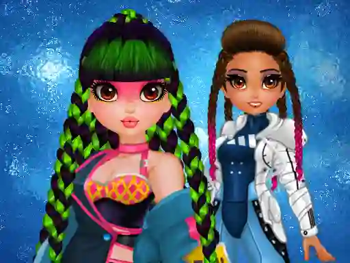 Игра Cyberpunk Hairstyle 2200 онлајн