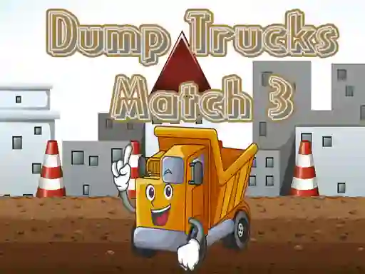 Игра Dump Trucks Match 3 онлајн