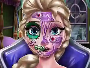 Игра Elsa Scary Halloween Makeup онлајн