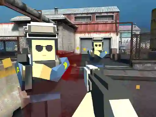 Игра Pixel Factory Battle 3D.io онлајн
