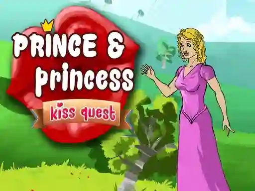 Игра Prince & princess : Kiss quest онлајн