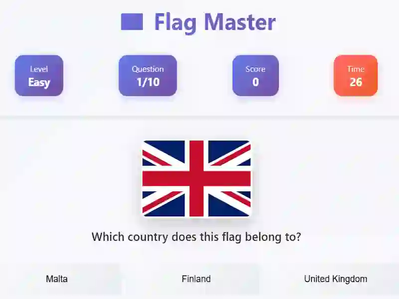 Игра Flag Masters онлајн