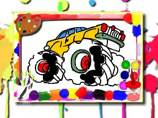 Игра Monster Truck Coloring Book онлајн