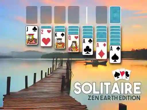 Игра Solitaire zen earth edition онлајн