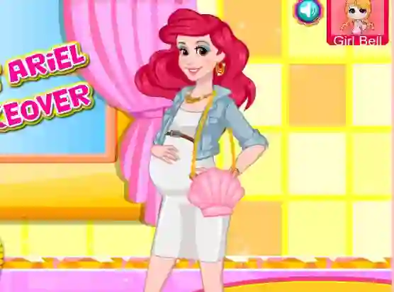Игра Pregnant Ariel Real Makeover онлајн