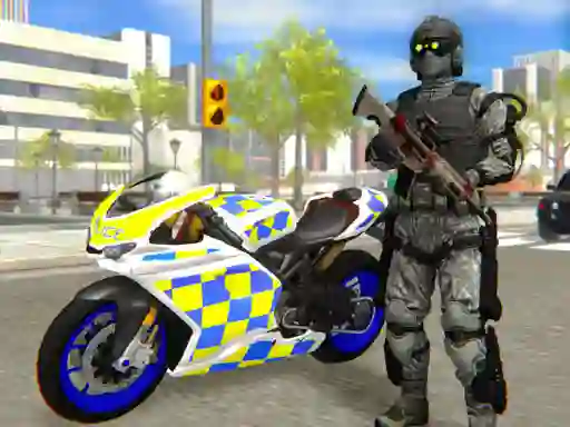 Игра Police Bike City Simulator онлајн
