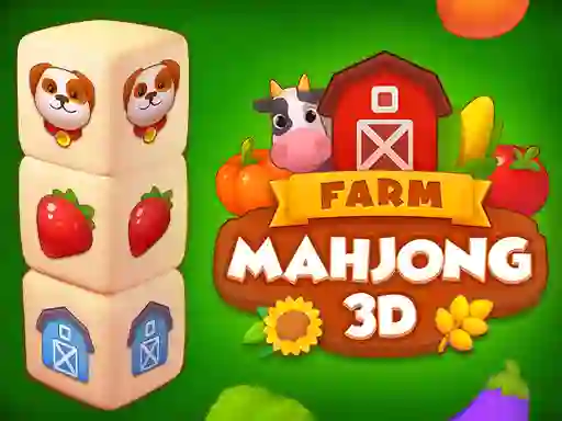 Игра Farm Mahjong 3D онлајн