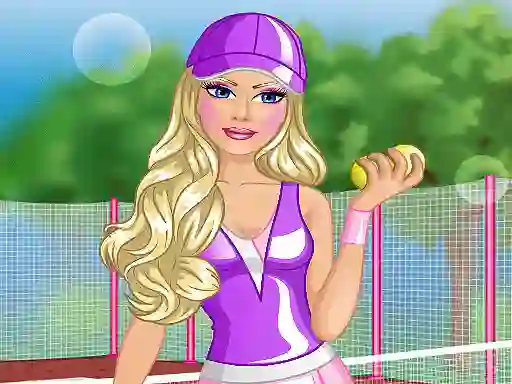 Игра Barbie Tennis Dress онлајн