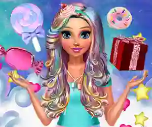 Игра Katie's Candy Look онлајн