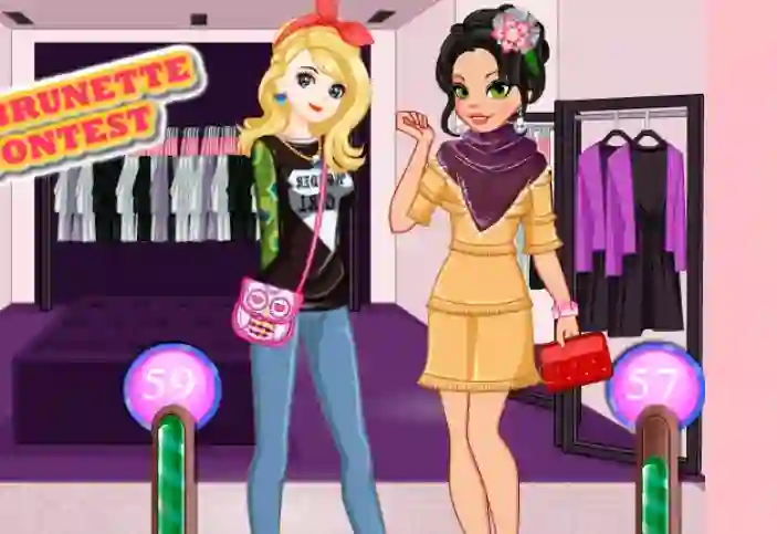 Игра Blonde Vs Brunette Beauty Contest онлајн