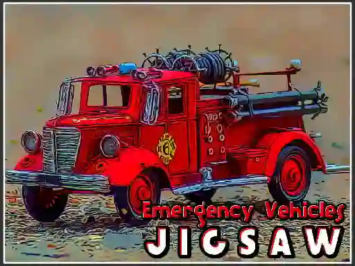 Игра Emergency Vehicles Jigsaw онлајн