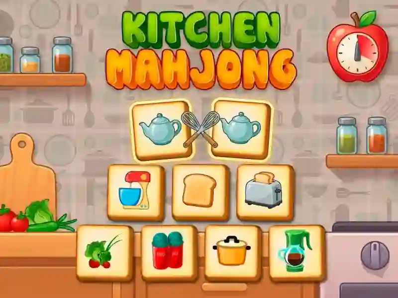 Игра Kitchen mahjong онлајн