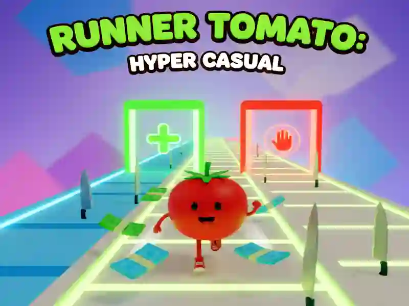 Игра Runner Tomato: Hyper Casual онлајн