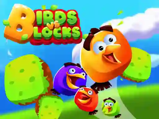 Игра Birds vs Blocks онлајн