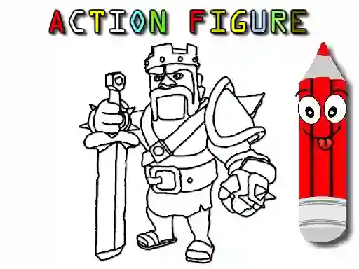 Игра Back To School: Action Figure Coloring онлајн