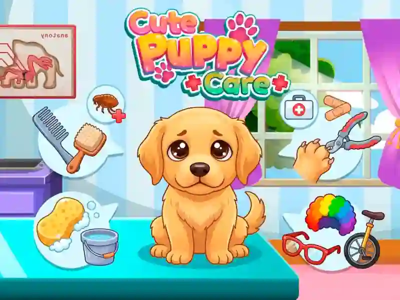 Игра Cute Puppy Care онлајн