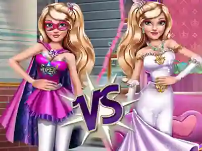 Игра Superhero Vs Princess онлајн