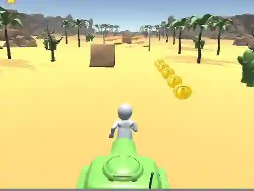 Игра 3D Desert Parkour онлајн